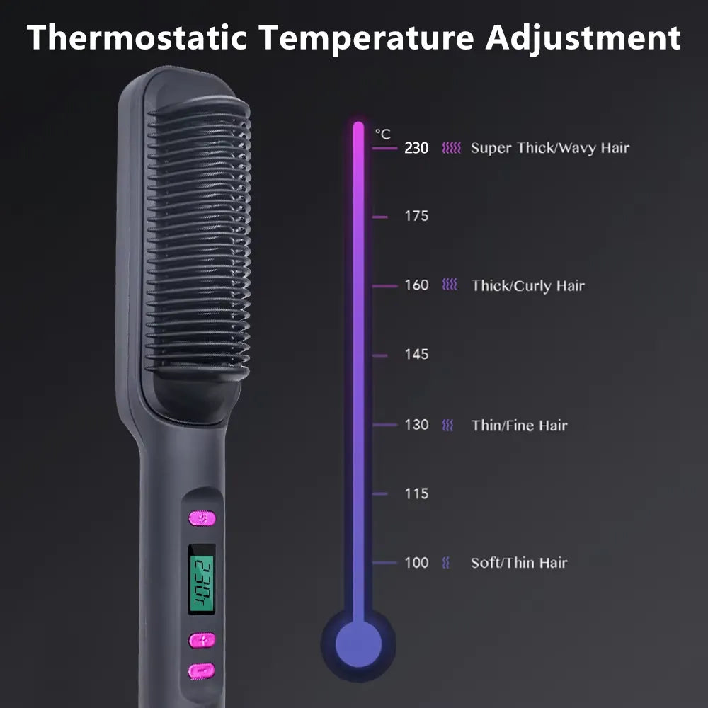 Electric Hair Straightening Comb